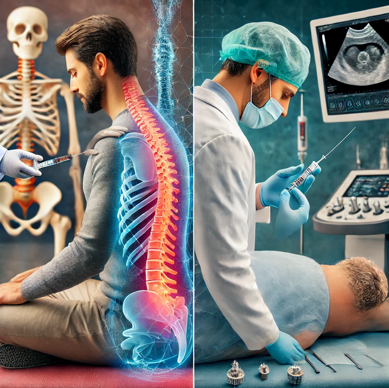 What is the difference between a chiropractor and an interventional pain physician ?