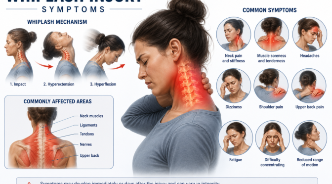 Whiplash Injury Symptoms: Long-Term Effects and Medical Treatment 