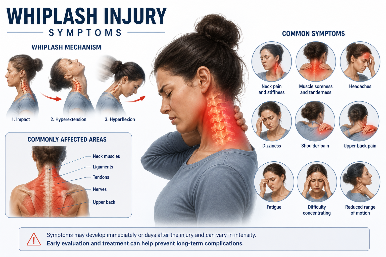 Whiplash Injury Symptoms: Long-Term Effects and Medical Treatment 