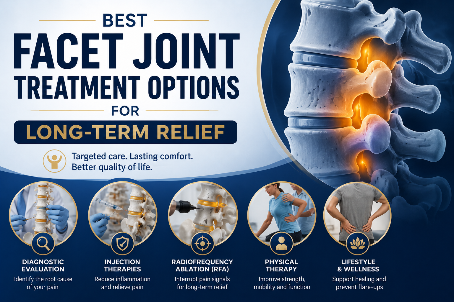 Best Facet Joint Treatment Options for Long-Term Relief