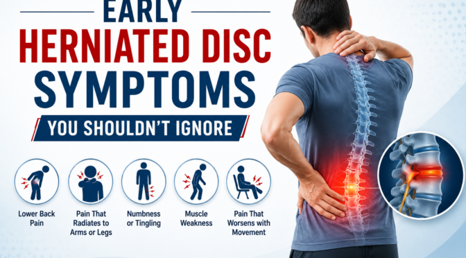 Early Herniated Disc Symptoms You Shouldn’t Ignore 