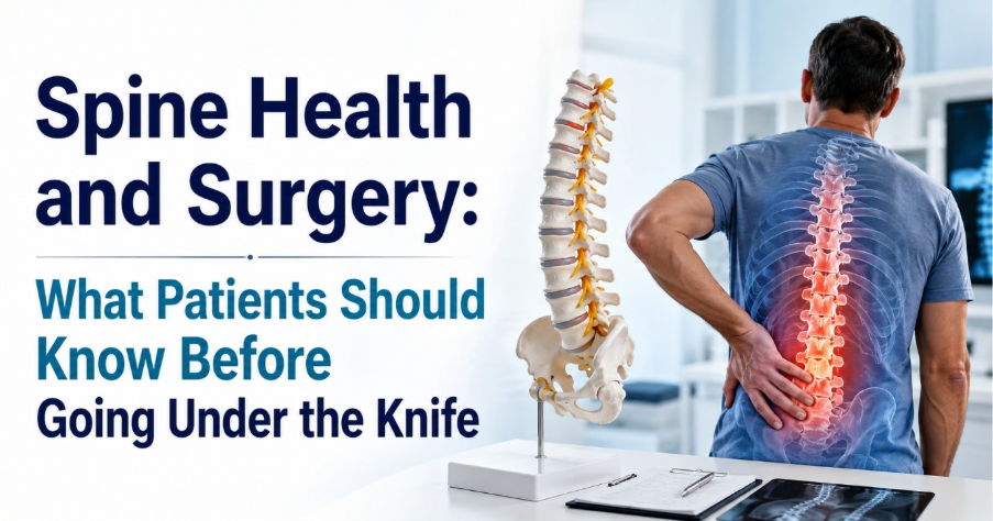 Spine Health and Surgery: What Patients Should Know Before Going Under the Knife 