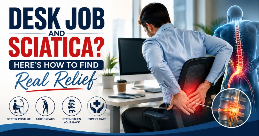 Desk Job and Sciatica? Here’s How to Find Real Relief 