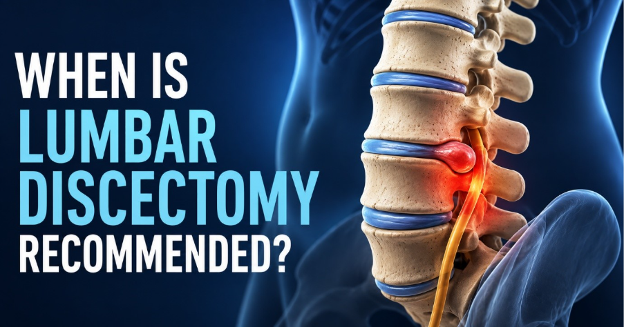 When Is Lumbar Discectomy Recommended? 