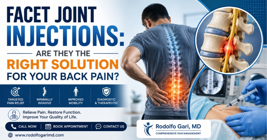 Facet Joint Injections: Are They the Right Solution for Your Back Pain? 