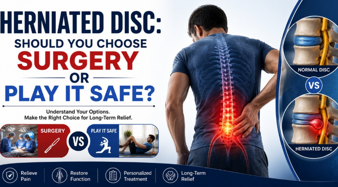 Herniated Disc: Should You Choose Surgery or Play It Safe? 
