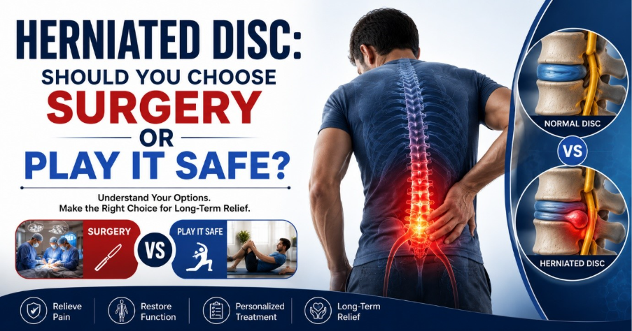 Herniated Disc: Should You Choose Surgery or Play It Safe? 