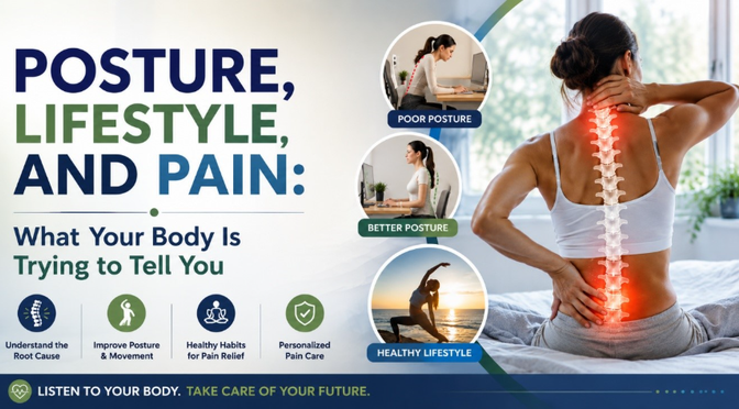 Posture, Lifestyle and Pain: What Your Body Is Trying to Tell You 