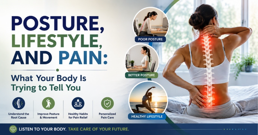 Posture, Lifestyle and Pain: What Your Body Is Trying to Tell You 