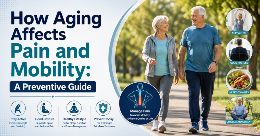 How Aging Affects Pain and Mobility: A Preventive Guide 